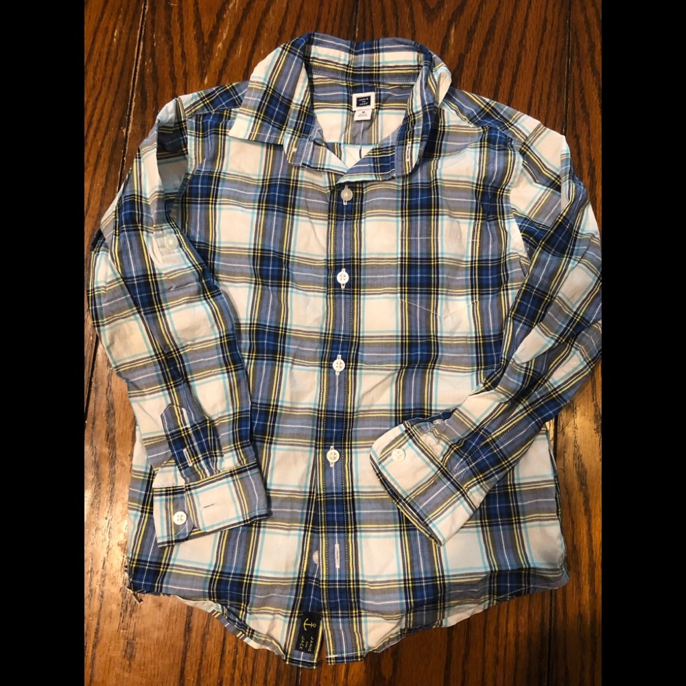 Janie and Jack button down shirt sz 5
